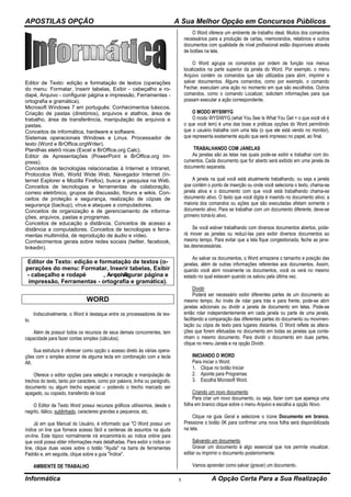 Apostila banco-do-brasil