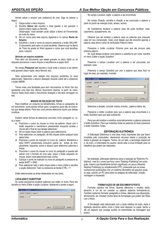 Apostila banco-do-brasil