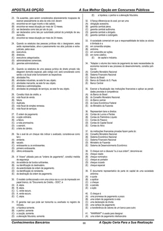 Apostila banco-do-brasil