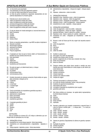 Apostila banco-do-brasil