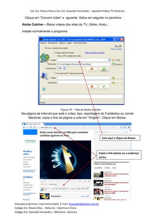 Apostila  Como Fazer Aula Para Tv Pendrive ou multimidia