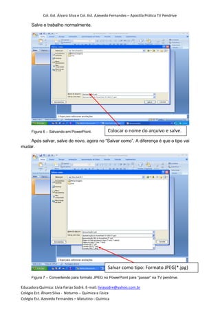 Apostila  Como Fazer Aula Para Tv Pendrive ou multimidia