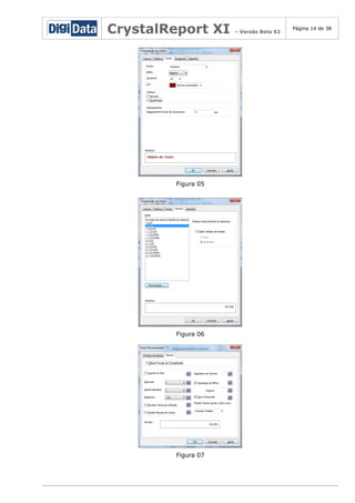 CrystalReport XI

Figura 05

Figura 06

Figura 07

– Versão Beta 02

Página 14 de 38

 