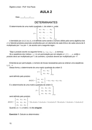 Apostila De Algebra Linear