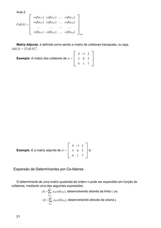 Apostila De Algebra Linear