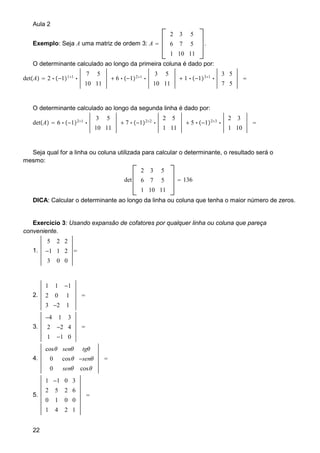 Apostila De Algebra Linear