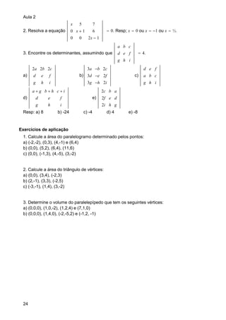 Apostila De Algebra Linear