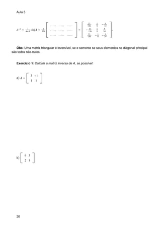 Apostila De Algebra Linear