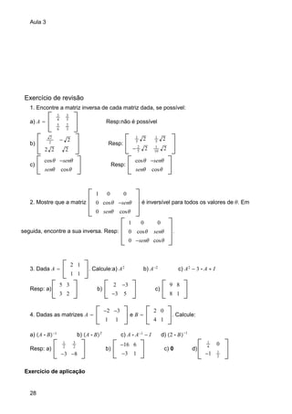 Apostila De Algebra Linear
