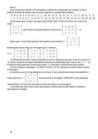 Apostila De Algebra Linear