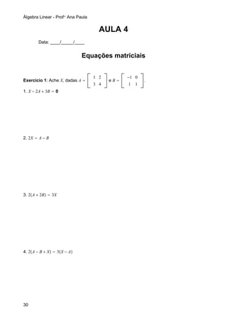 Apostila De Algebra Linear