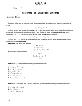 Apostila De Algebra Linear