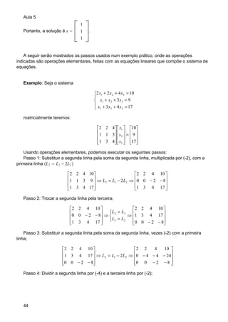 Apostila De Algebra Linear