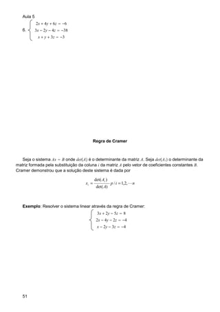 Apostila De Algebra Linear