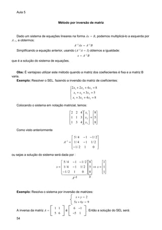 Apostila De Algebra Linear