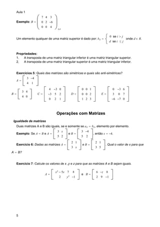 Apostila De Algebra Linear