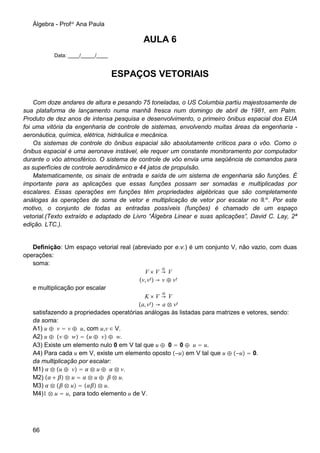 Apostila De Algebra Linear