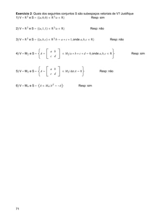 Apostila De Algebra Linear