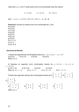 Apostila De Algebra Linear