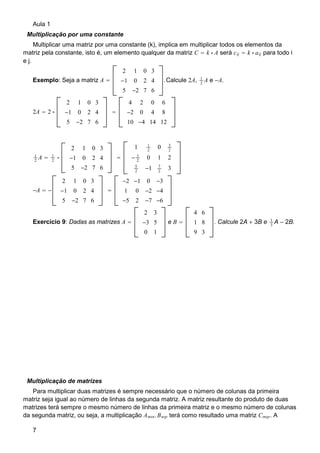 Apostila De Algebra Linear