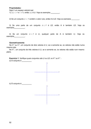 Apostila De Algebra Linear