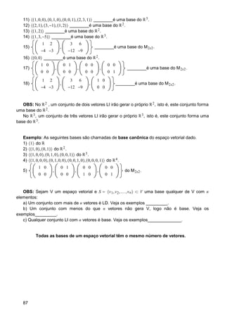 Apostila De Algebra Linear