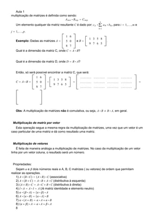 Apostila De Algebra Linear