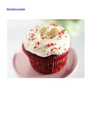Red Velvet cupcake
 