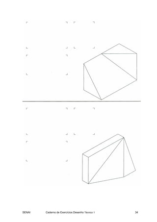 SENAI   Caderno de Exercícios Desenho Técnico 1   34
 