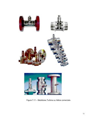 Figura 7.11 – Medidores Turbina ou Hélice comerciais.




                                                        73
 