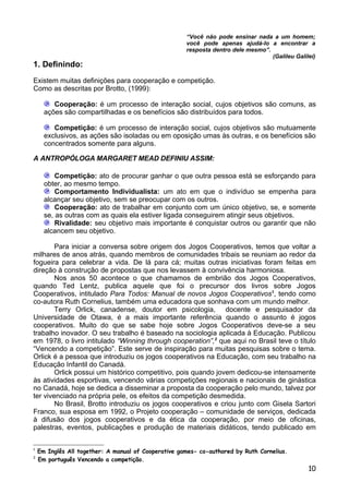 Apostila De Jogos Cooperativos