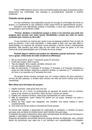 Apostila De Jogos Cooperativos