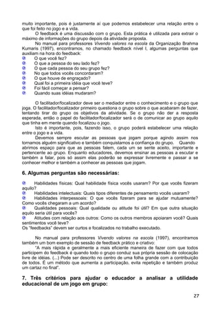 Apostila De Jogos Cooperativos