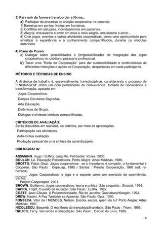 Apostila De Jogos Cooperativos