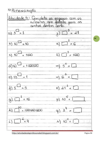 94
http://atividadesdaprofessorabel.blogspot.com.br/ Página 90
72
 