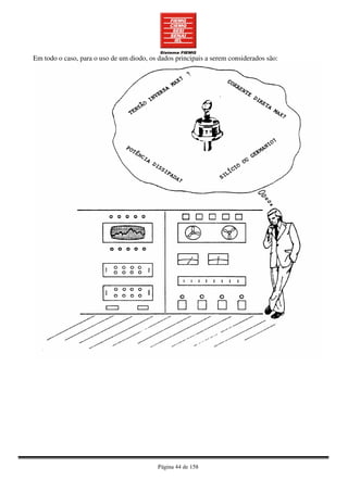 Página 44 de 158
Em todo o caso, para o uso de um diodo, os dados principais a serem considerados são:
 
