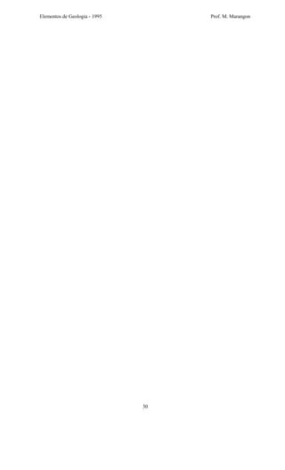 Elementos de Geologia - 1995 Prof. M. Marangon
30
 