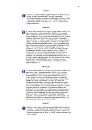 5
Modelo II
Modelo III
Modelo IV
Modelo V
 
