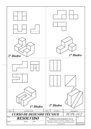 Apostila Rsolvida de desenho tecnico | PDF
