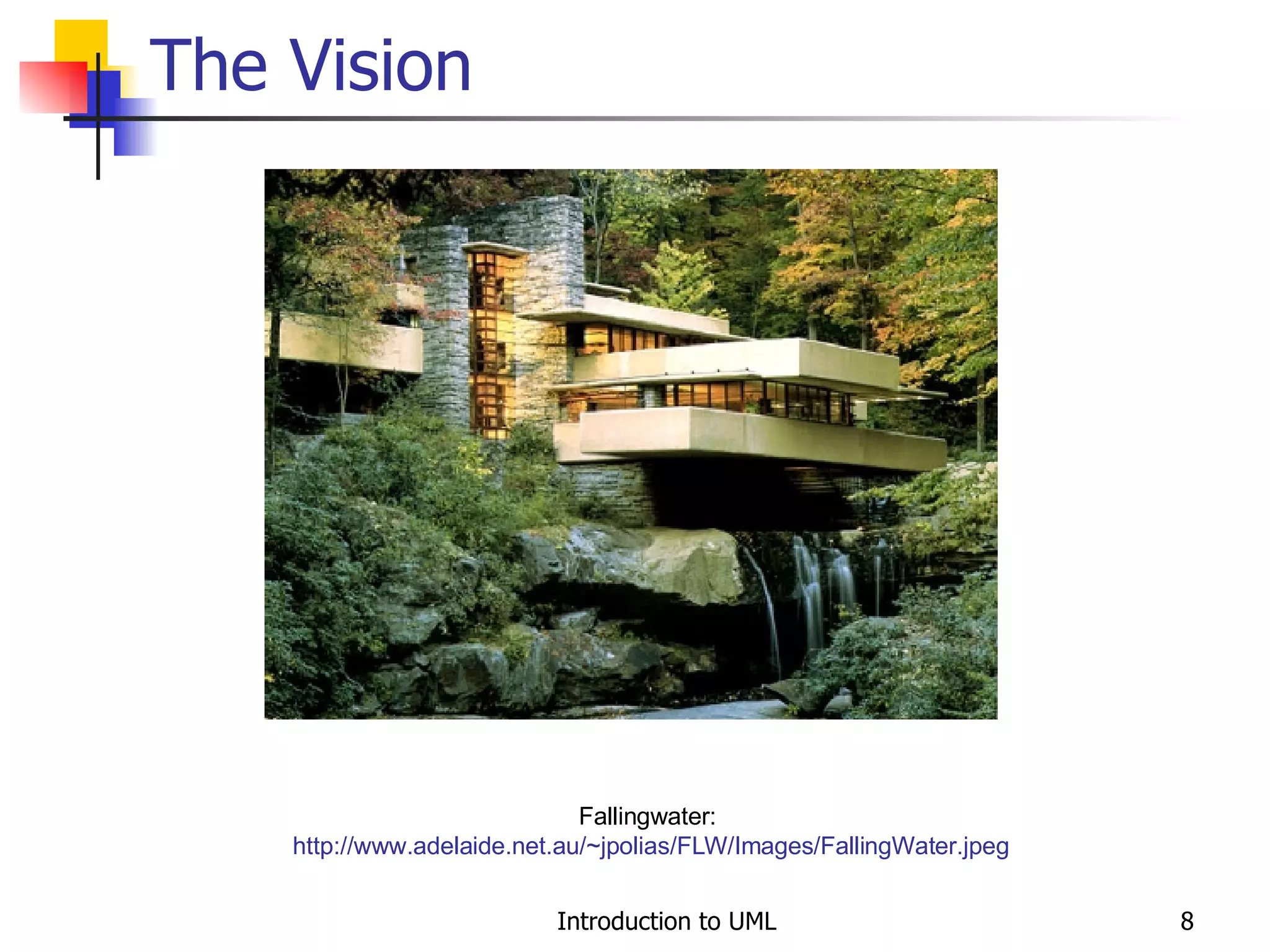 The Vision Fallingwater:  http://www.adelaide.net.au/~jpolias/FLW/Images/FallingWater.jpeg 