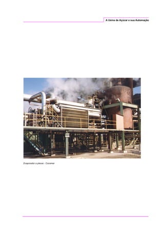 A Usina de Açúcar e sua Automação
Evaporador a placas - Cocamar
 