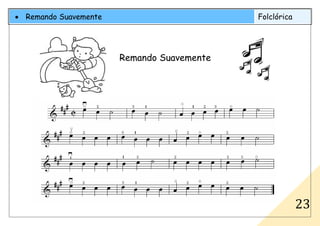 • Remando Suavemente Folclórica
23
Remando Suavemente
 