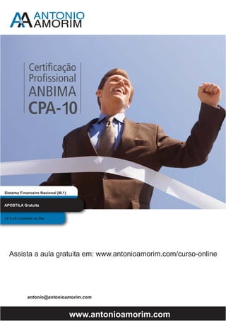 LIVRO CPA10 ANBIMA Atualização MARÇO/2017 - CPA 10 COMPLETO 