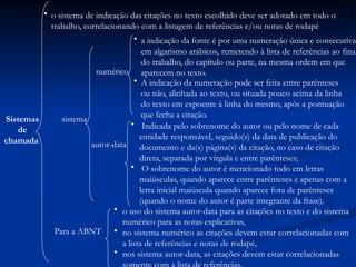 APOSTILA-CITAÇÕES E REFERÊNCIAS SEGUNDO NORMAS ABNT 6023_2002 e 10520.pptx