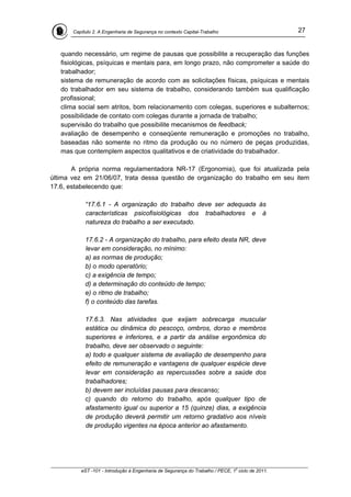 Apostila Engenharia de Segurança do Trabalho | PDF