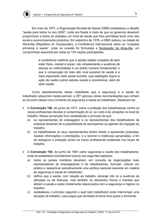 Apostila Engenharia de Segurança do Trabalho | PDF