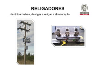RELIGADORES
Identificar falhas, desligar e religar a alimentação
 