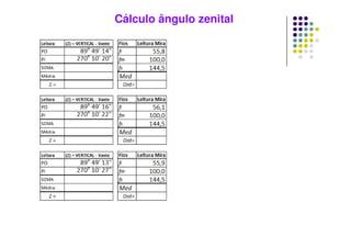 Cálculo ângulo zenital
 