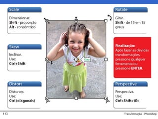 113 Transformação – Photoshop
 