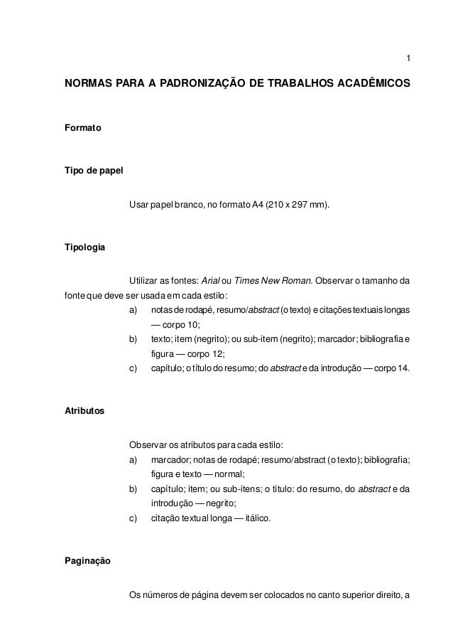 Topicos de um relatorio Topicos de um relatorio